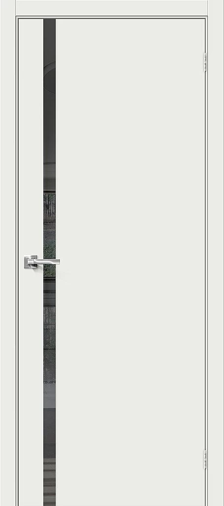 Фото Межкомнатная дверь Браво-1.55.П White Matt BR5451